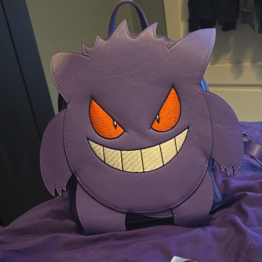 Pokemon Purple Gengar Backpack
